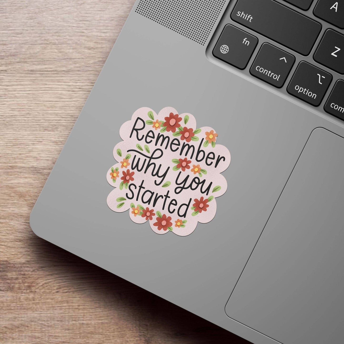 Occasionalish - Why You Started Matte Vinyl Sticker
