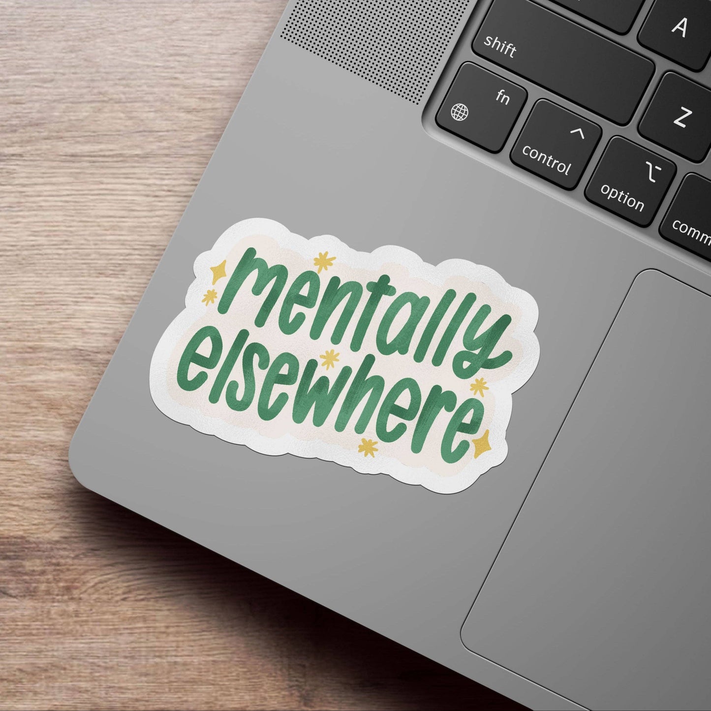 Occasionalish - Mentally Elsewhere Matte Vinyl Sticker
