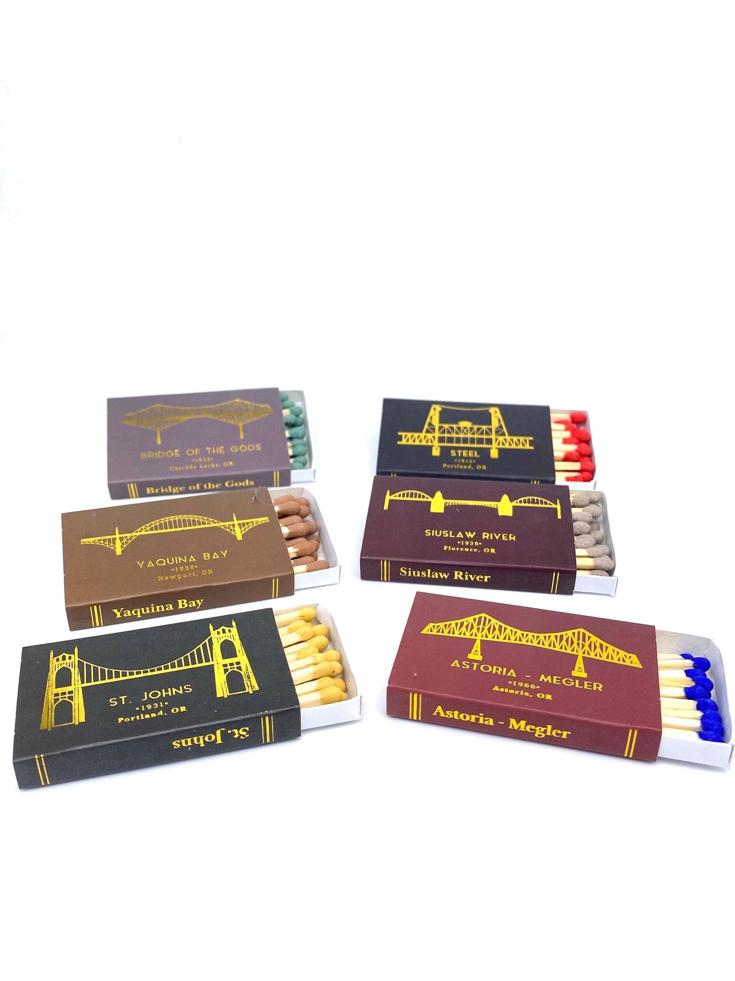 Landmarks Unlimited - Bridges of Oregon - Matchbook Collection