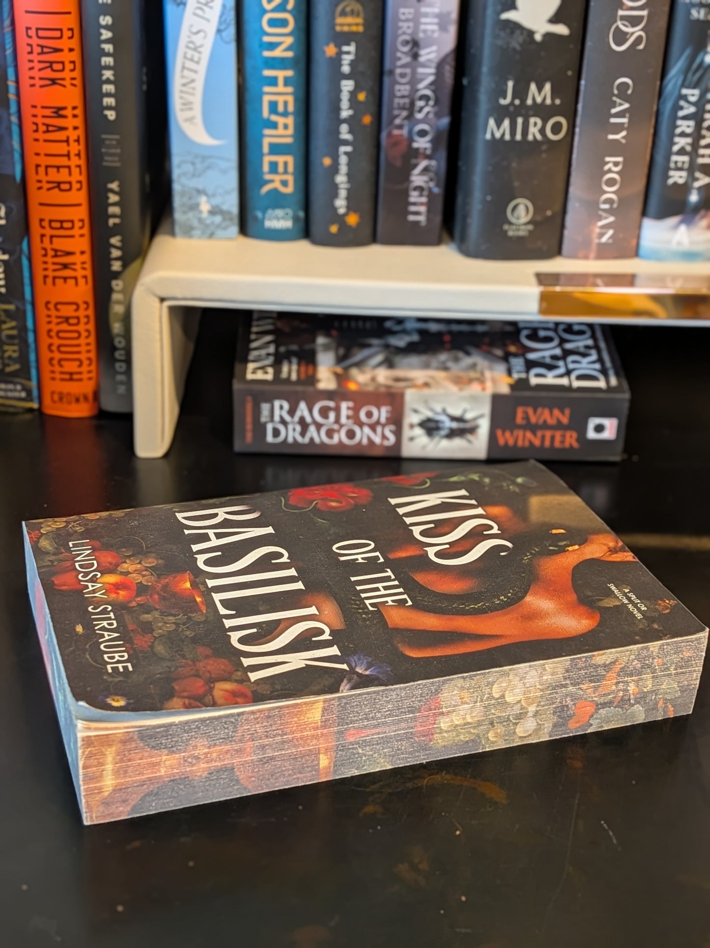 Kiss of the Basilisk by Lindsay Straube, Deluxe Paperback Signed with art card