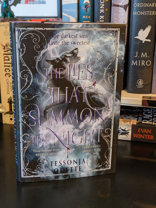 Signed, Lies That Summon the Night by Tessonja Odette, Waterstone Edition