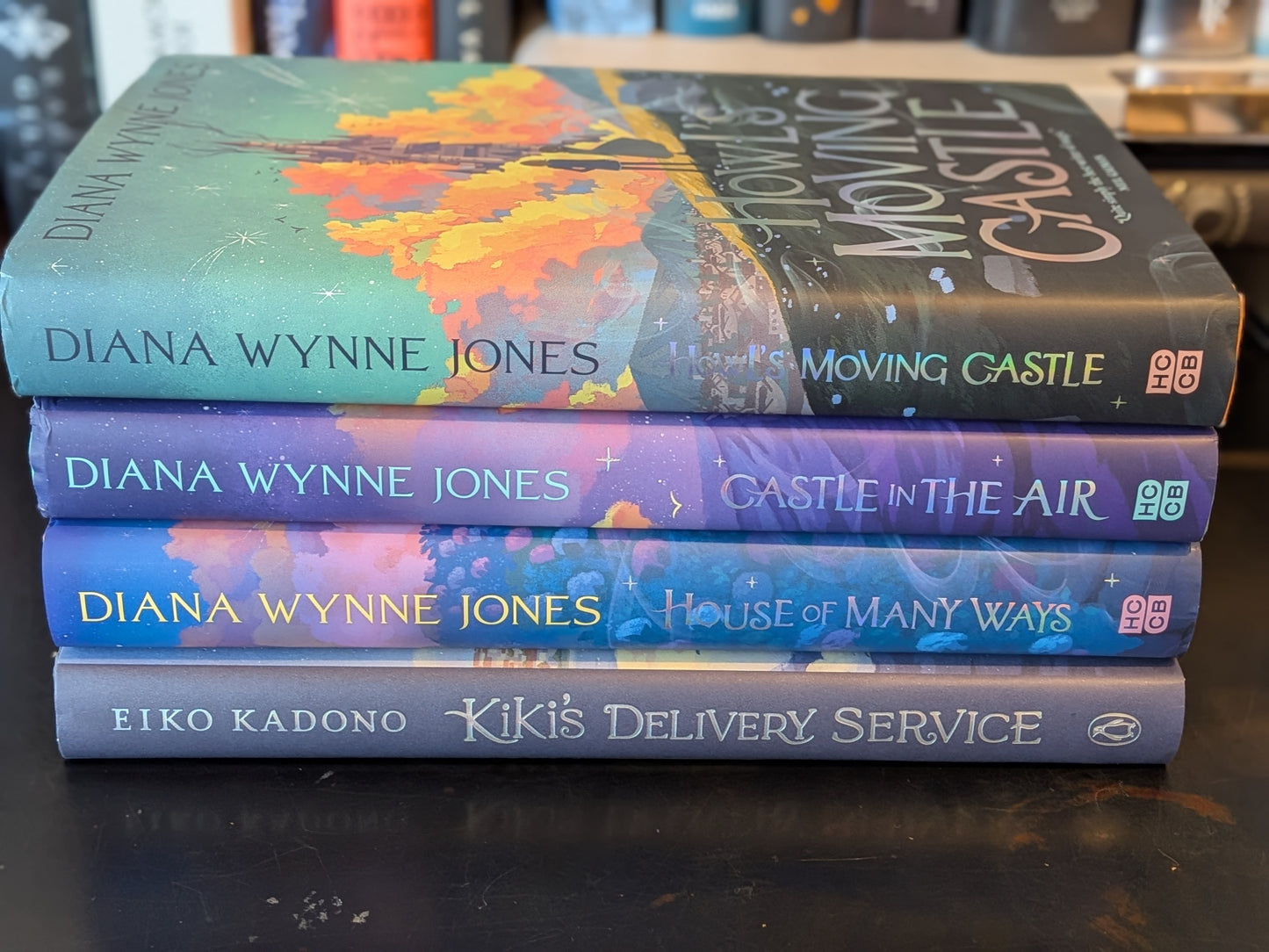 Howl's Moving Castle Complete Set 1-3 by Diana Waynne Jones AND Kiki's Delivery Service, Fairyloot Edition