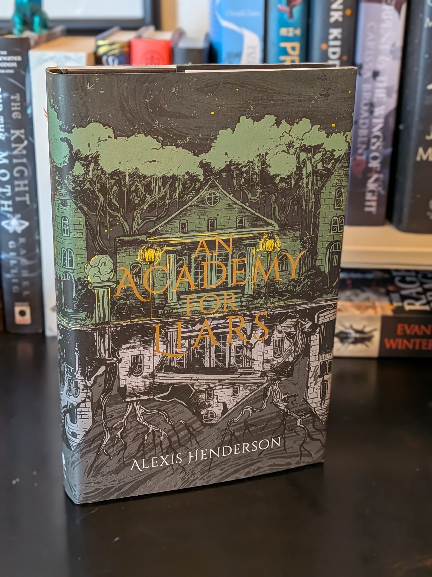 An Academy For Liars by Alexia Henderson, Evernight/Illumicrate Exclusive, Signed