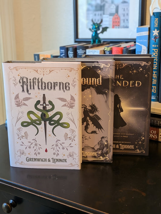 Esprithean trilogy, Riftborne, Duskbound, and The Ascended Hardcover OOP