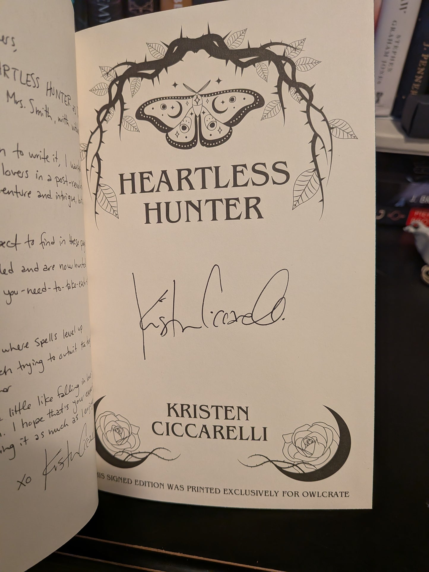Owlcrate Heartless Hunter by Kristen Ciccarelli