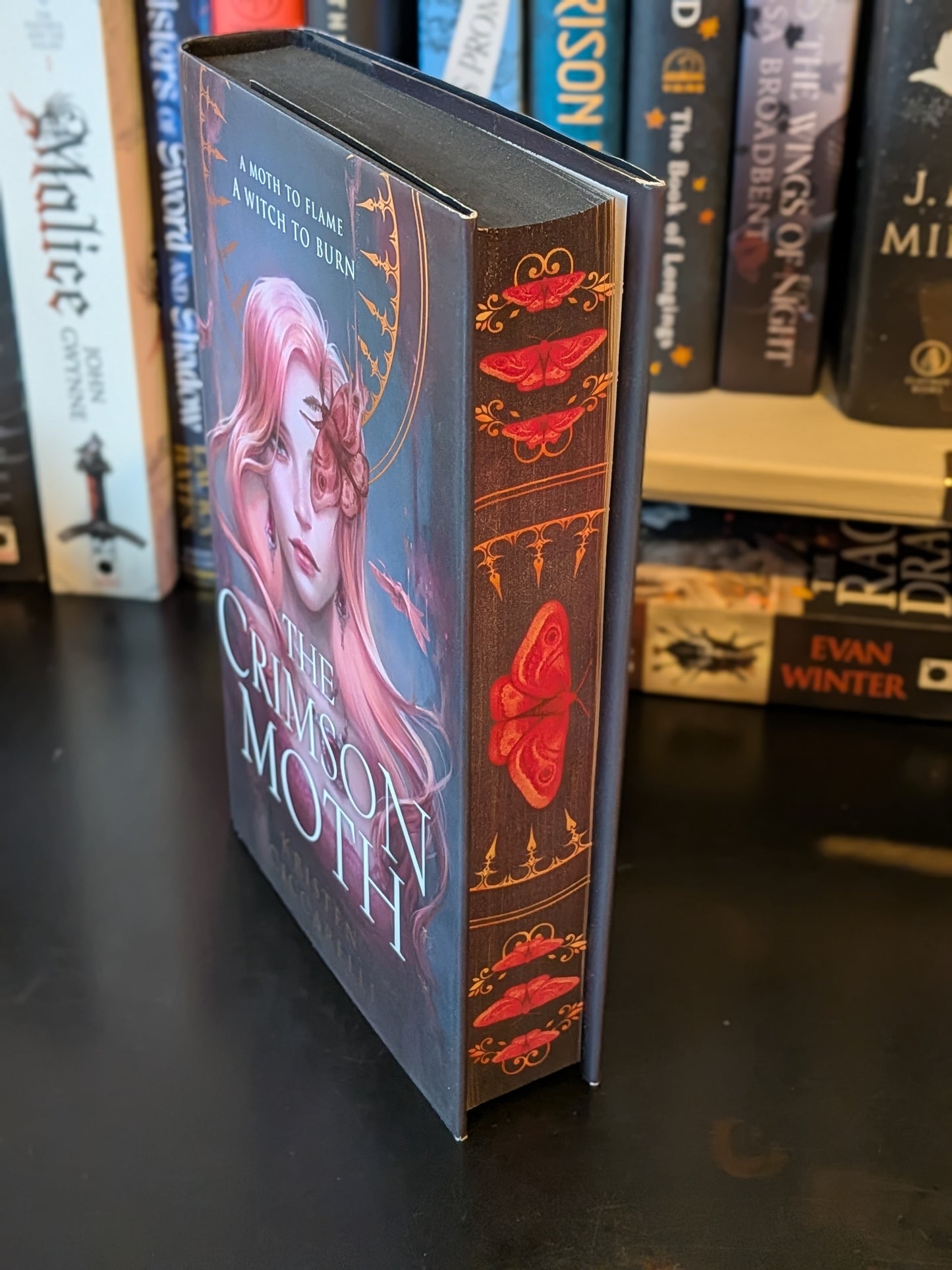 Crimson Moth by Kristen Ciccarelli, Fairyloot Edition