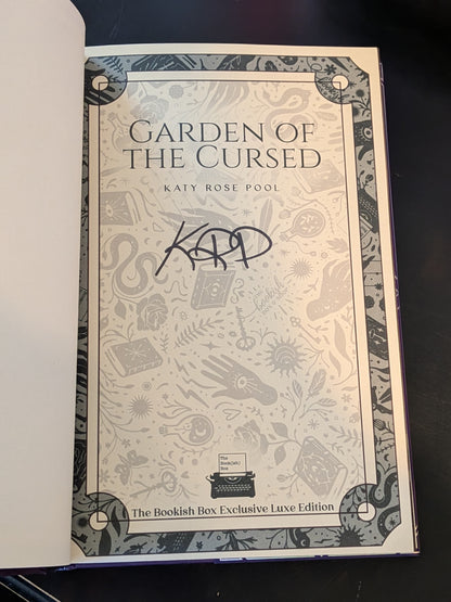 Garden of the Cursed by Katy Rose Pool, Bookish Box