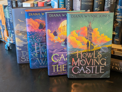 Howl's Moving Castle Complete Set 1-3 by Diana Waynne Jones AND Kiki's Delivery Service, Fairyloot Edition