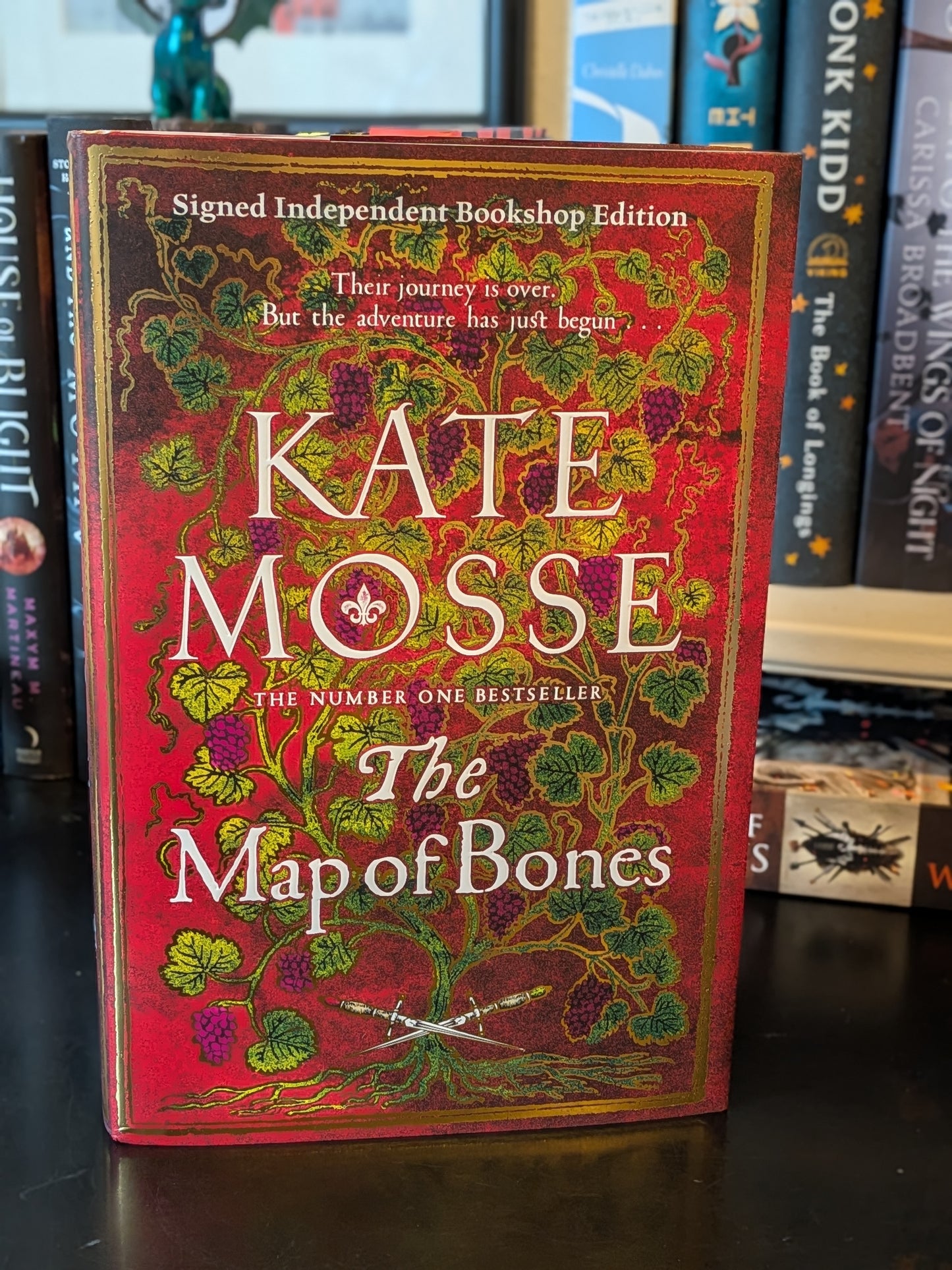 The Map of Bones by Kate Moss, Signed Independent Bookshop Edition
