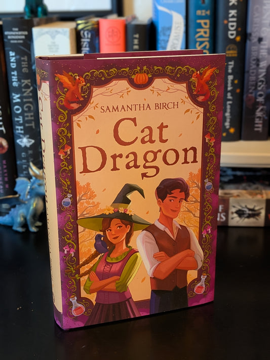 Cat Dragon by Samantha Birch, Forbidden Wing, Digital Signature