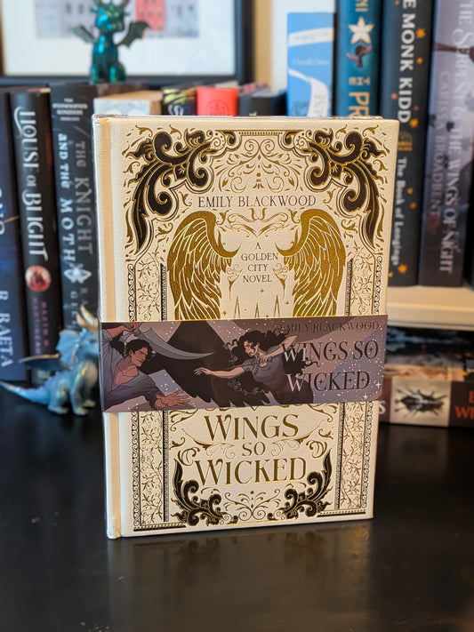 Wings so Wicked by Emily Blackwood, Bookish Box, The Angel Edition