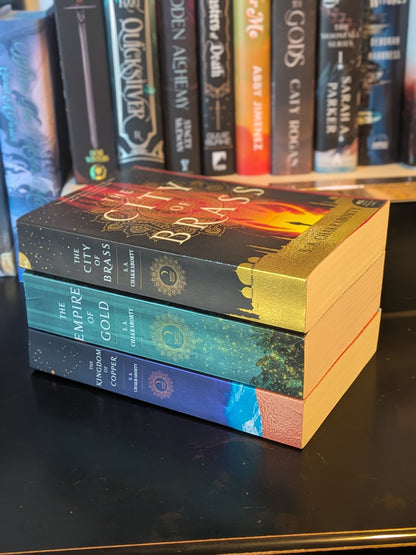 The Daevabad Trilogy by S.A. Chakraborty, City of Brass, Empire of Gold, Kingdom of Copper