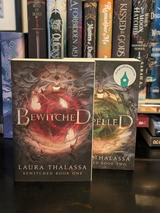 The Bewitched Series by Laura Thalassa, Bewitched and Bespelled, Signed