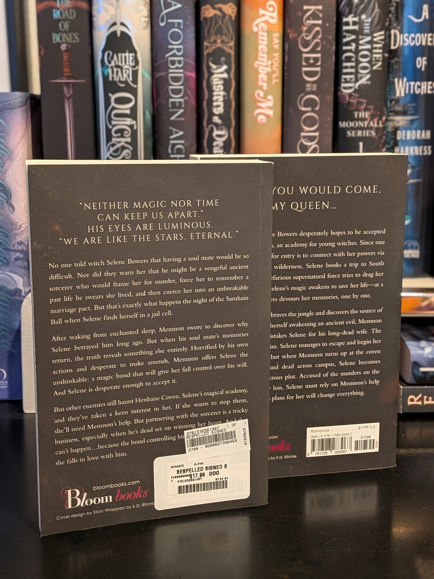The Bewitched Series by Laura Thalassa, Bewitched and Bespelled, Signed